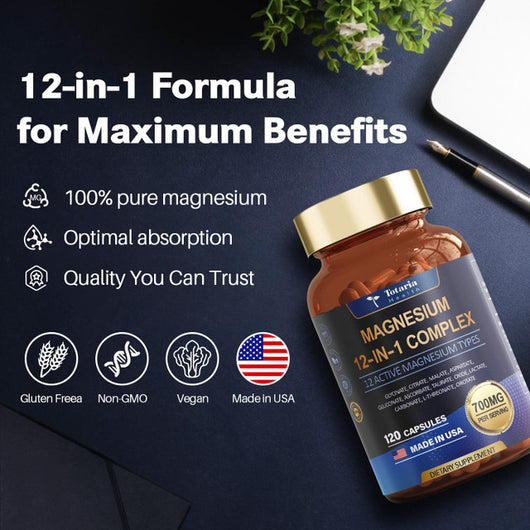 Totaria 12-in-1 Magnesium Complex Capsules