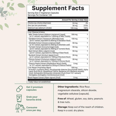 Micro Ingredients Liver Detox Support Complex
