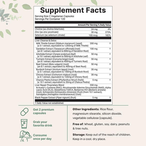 Micro Ingredients Liver Detox Support Complex