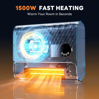Smart Electric Wall Heater for Indoors