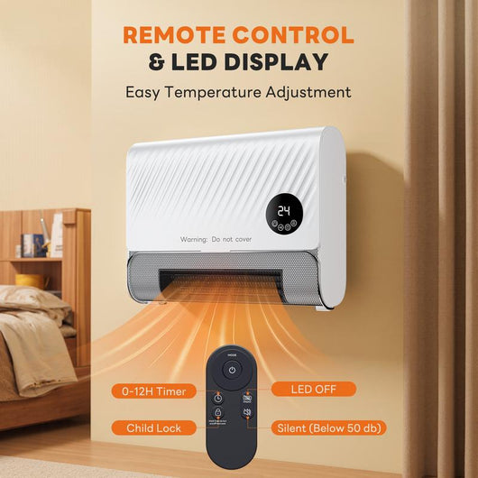 Smart Electric Wall Heater for Indoors