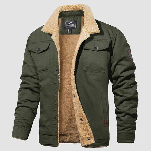 Men's Sherpa Lined Winter Trucker Jacket