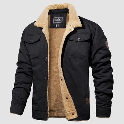 Men's Sherpa Lined Winter Trucker Jacket