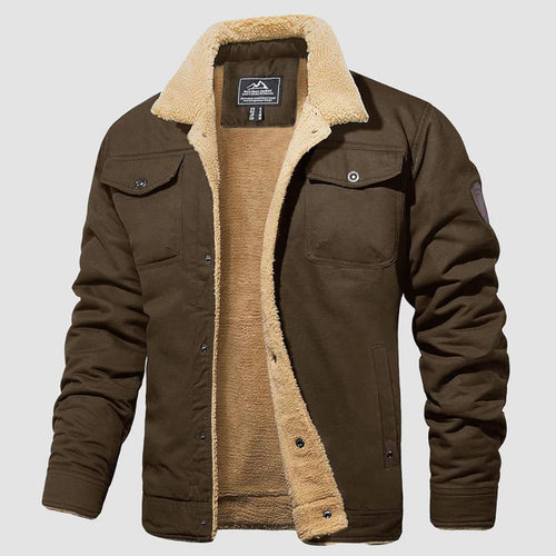 Men's Sherpa Lined Winter Trucker Jacket