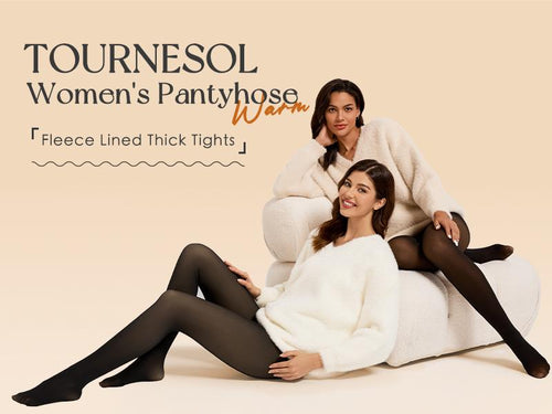 Tournesol Fleece Lined Tights One-Lined Seams