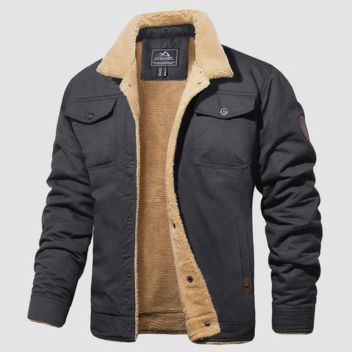 Men's Sherpa Lined Winter Trucker Jacket