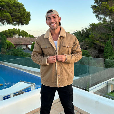 Men's Sherpa Lined Winter Trucker Jacket