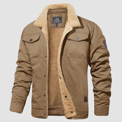 Men's Sherpa Lined Winter Trucker Jacket