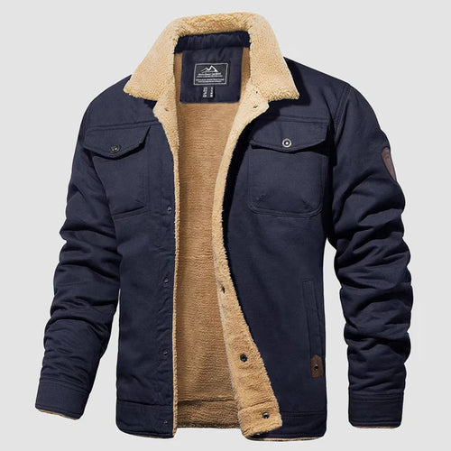 Men's Sherpa Lined Winter Trucker Jacket