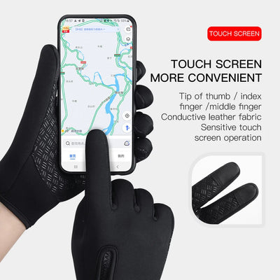Outdoor Winter Gloves – Touchscreen Windproof Full-Finger