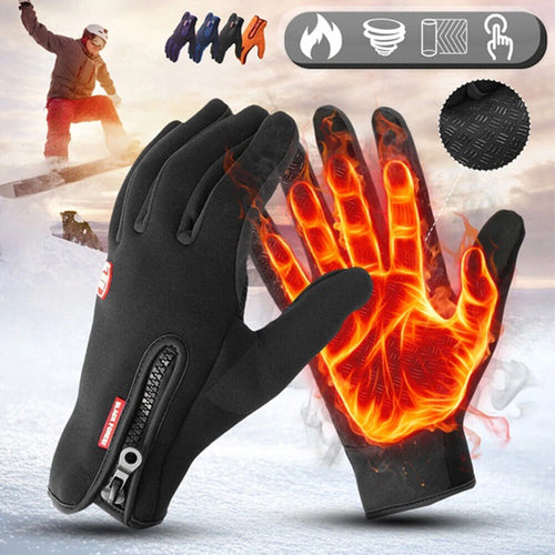 Outdoor Winter Gloves – Touchscreen Windproof Full-Finger